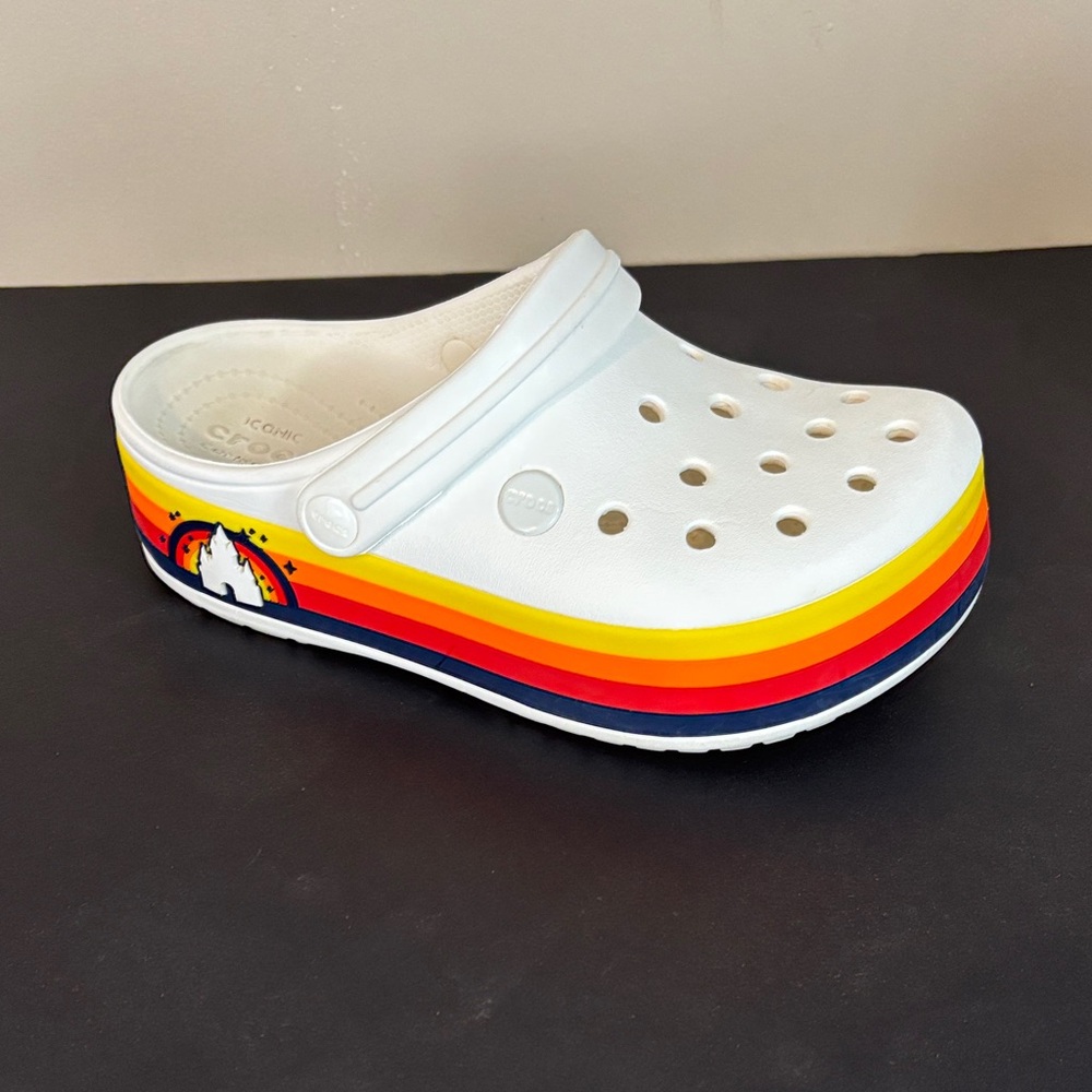 Crocs x Disney Parks Fantasyland Castle Platform Clogs Size  J/M 4 W 6